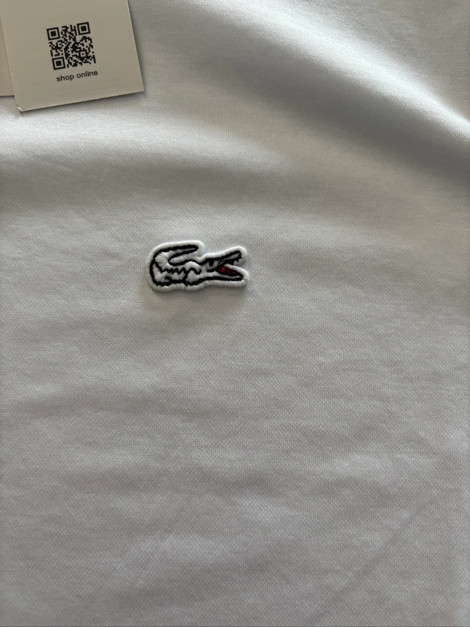 Camiseta Lacoste branca tamanho S – photo 2